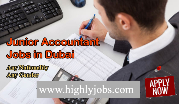 Junior Accountant Job in Dubai