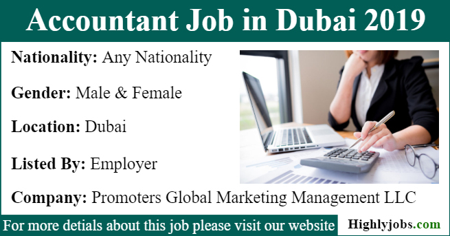 Accountant Job in Dubai 2019