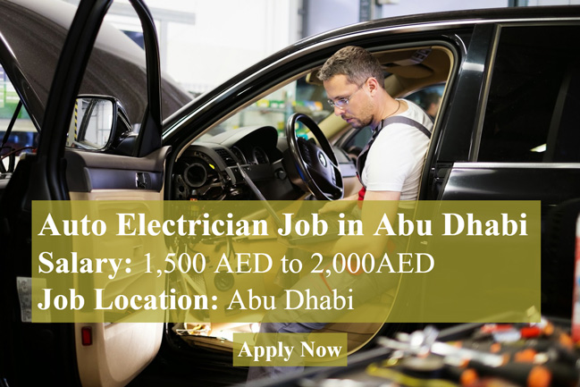 Auto Electrician Job in Abu Dhabi