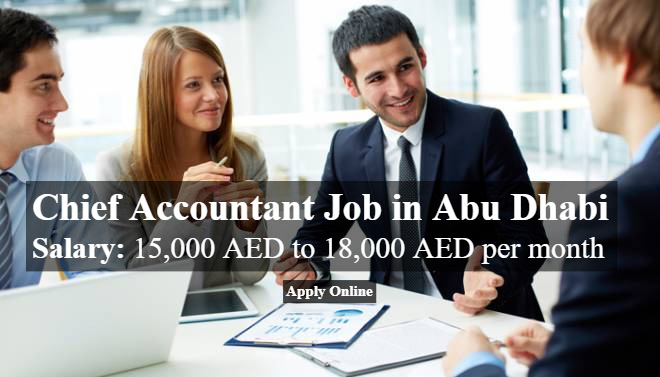 Chief Accountant Job in Abu Dhabi - UAE
