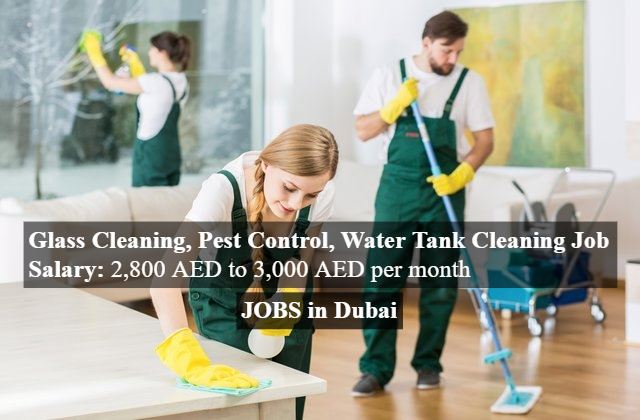 Cleaning, Pest Control, Water Tank Cleaning, External Glass Cleaning Job