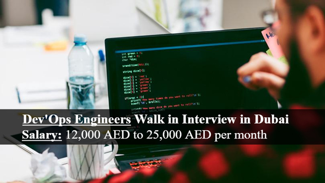 DevOps Engineers Walk in Interview in Dubai - UAE