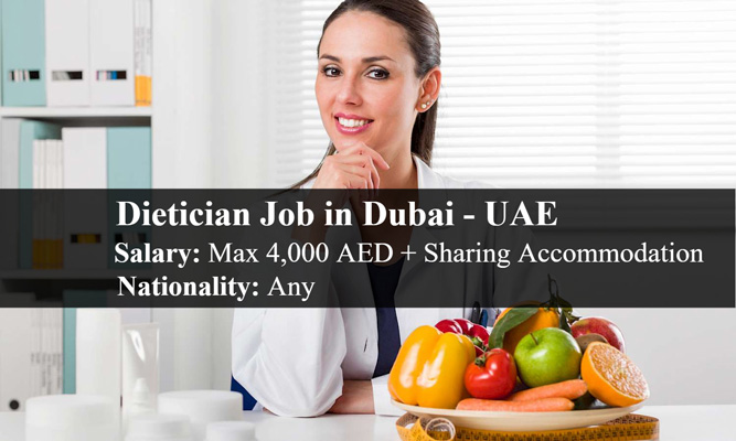 Dietitian Job in Dubai - UAE