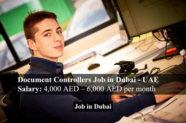 Document Controllers Job in Dubai - UAE