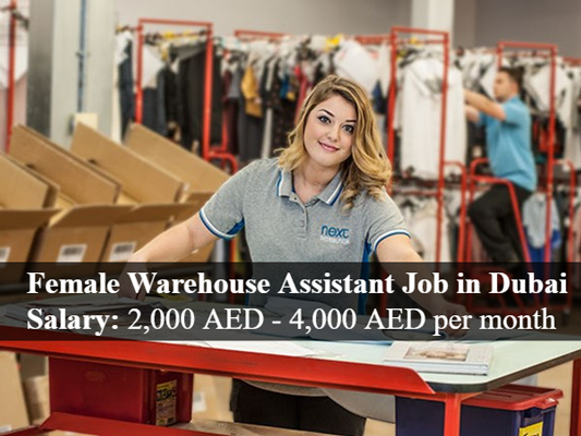 Female Warehouse Assistant Job in Dubai – UAE