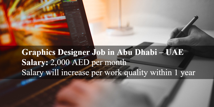 Graphics Designer Job in Abu Dhabi – UAE