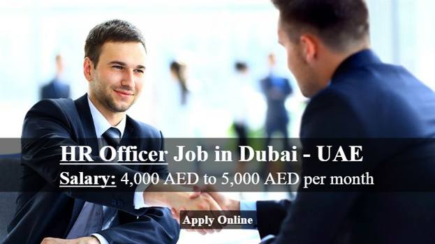HR Officer Job in Dubai - UAE