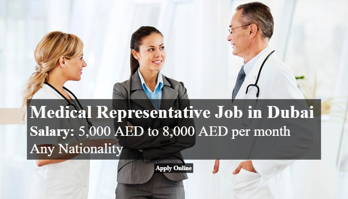 Medical Representative Job in Dubai – UAE