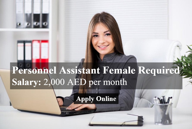 Female Personal Assistant Job in Dubai