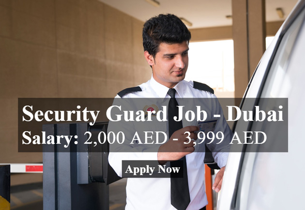 Security Guard Required in Dubai - UAE