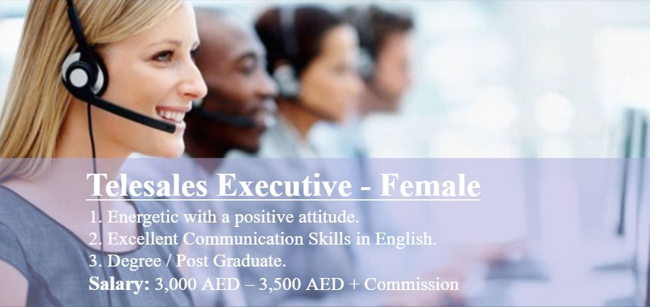 Telesales Executive - Female