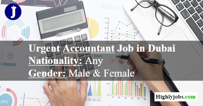Urgent Accountant Job in Dubai