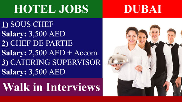 Walk in Interviews Hotel Jobs in United Arab Emirates