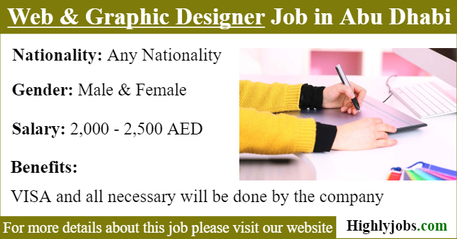 Web & Graphic Designer Job Offer in Abu Dhabi