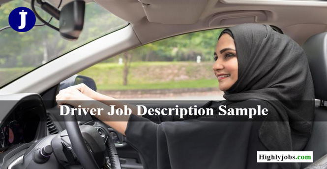 Driver Job Description Sample